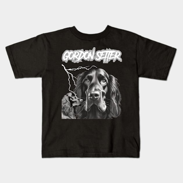 Goldendoodle Heavy Metal Dog Lover Kids T-Shirt by vintageinspired